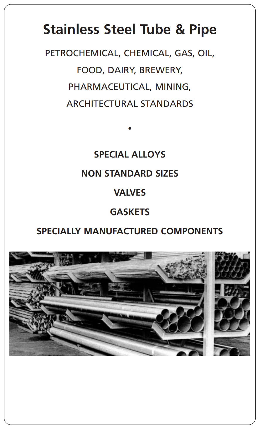 Stainless Steel Tube & Pipe